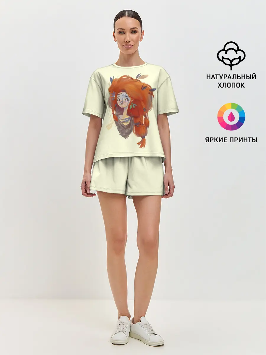 Женская пижама с шортами / Art Eloy