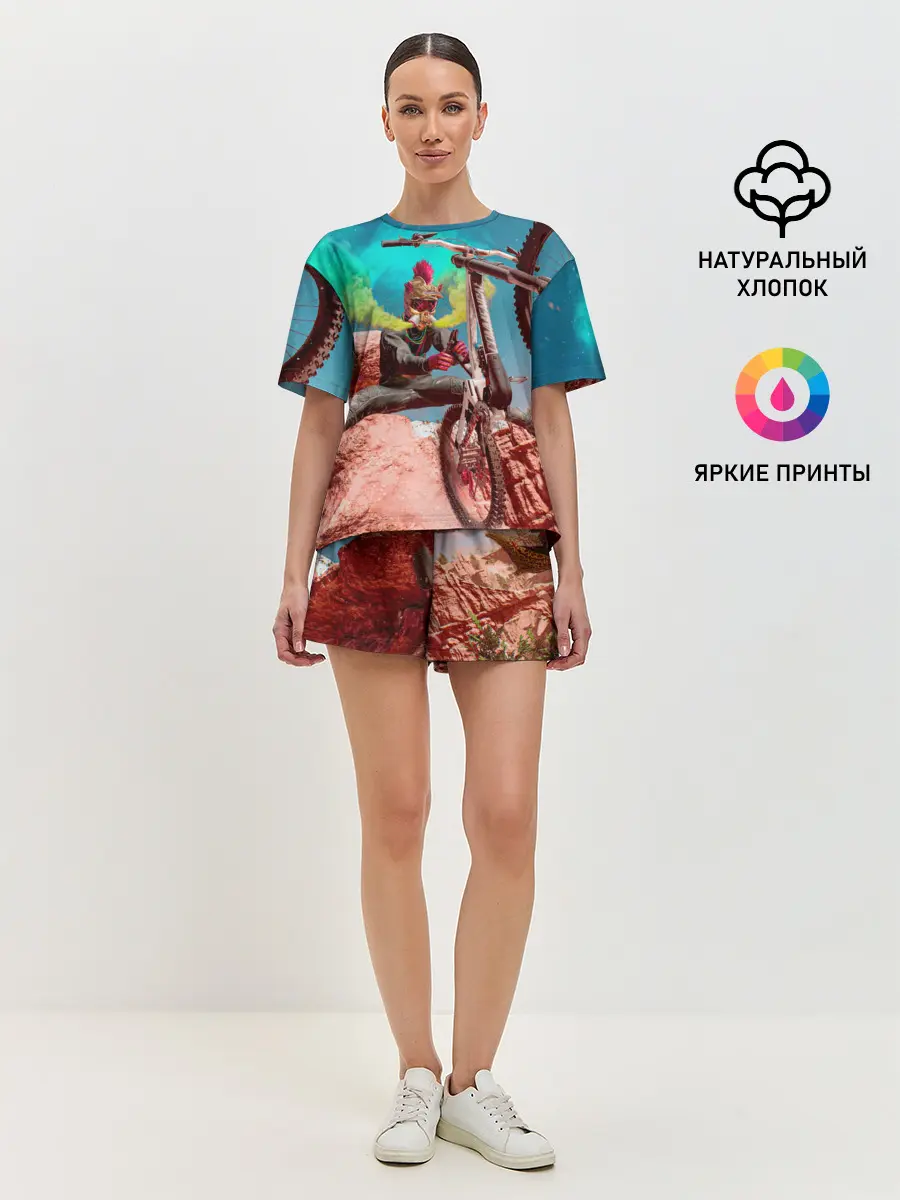 Женская пижама с шортами / Riders Republic