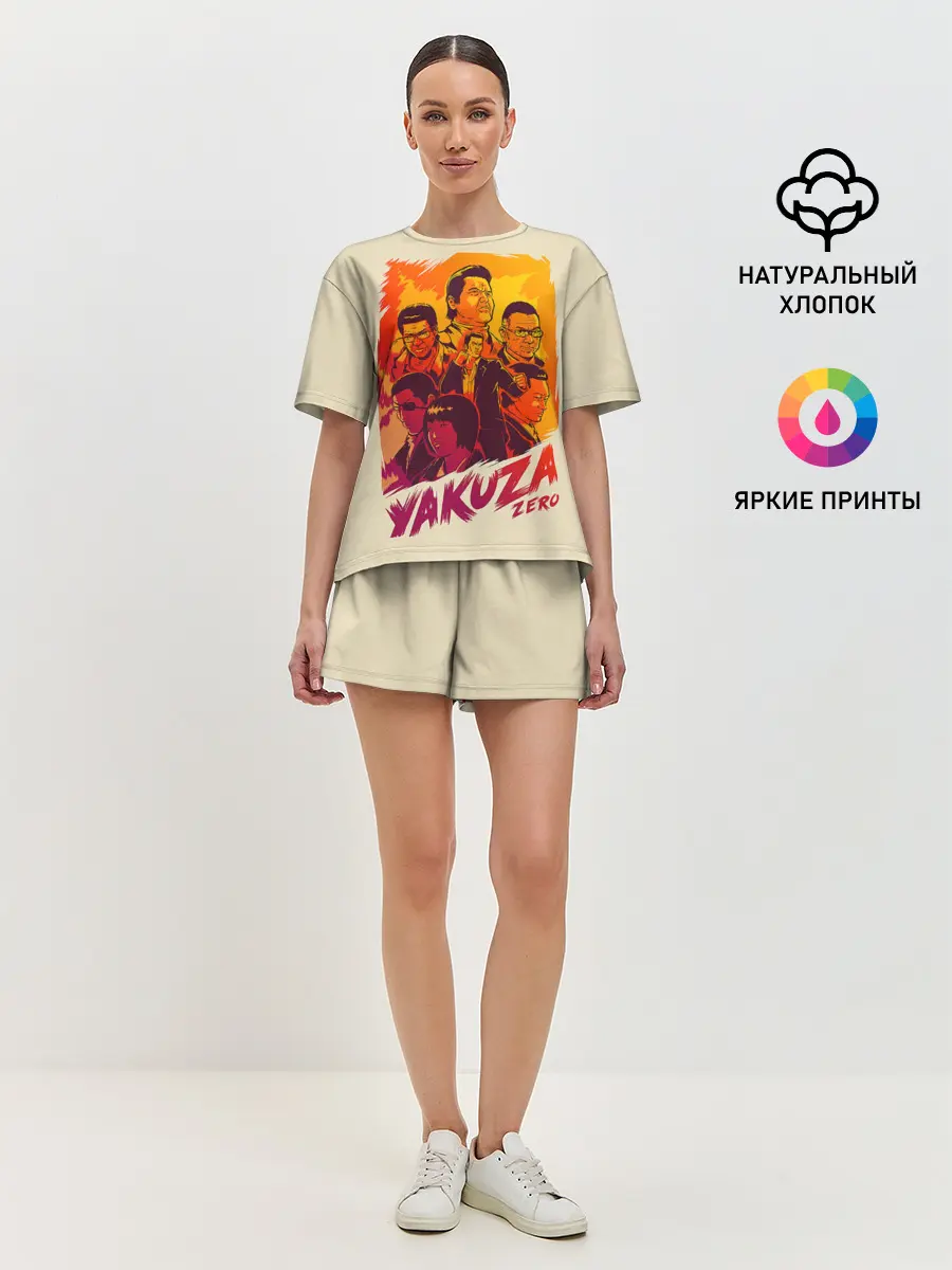 Женская пижама с шортами / Ykuza Zero