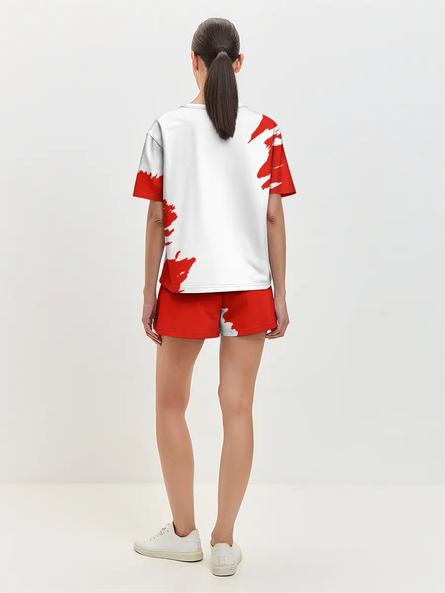 Женская пижама с шортами / Танджиро Камадо Kimetsu no Yaiba