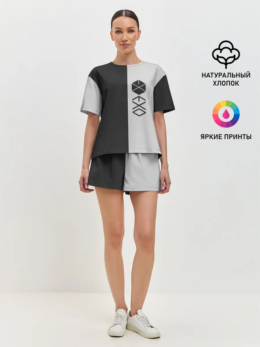Женская пижама с шортами / EXO
