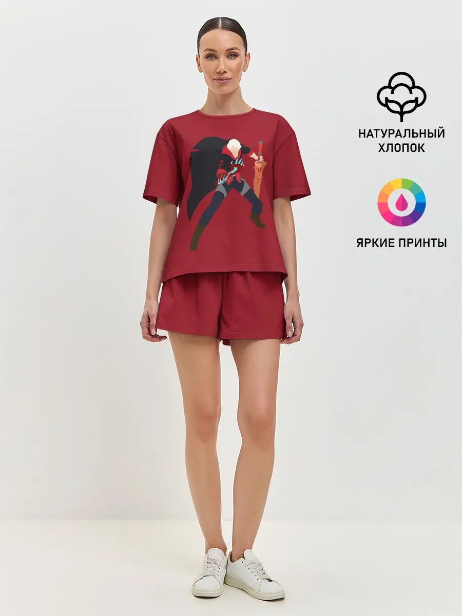 Женская пижама с шортами / Nero | DMC