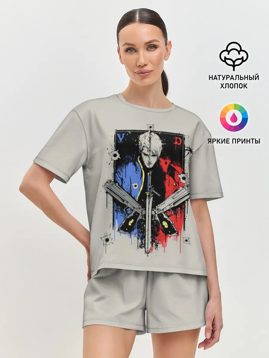 Женская пижама с шортами / Братья Спарды