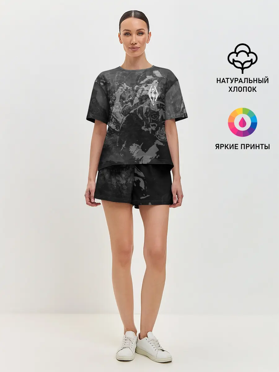 Женская пижама с шортами / Battle with the dragon / TES