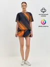 Женская пижама с шортами / ORANGE Black