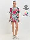 Женская пижама с шортами / Чайная роза