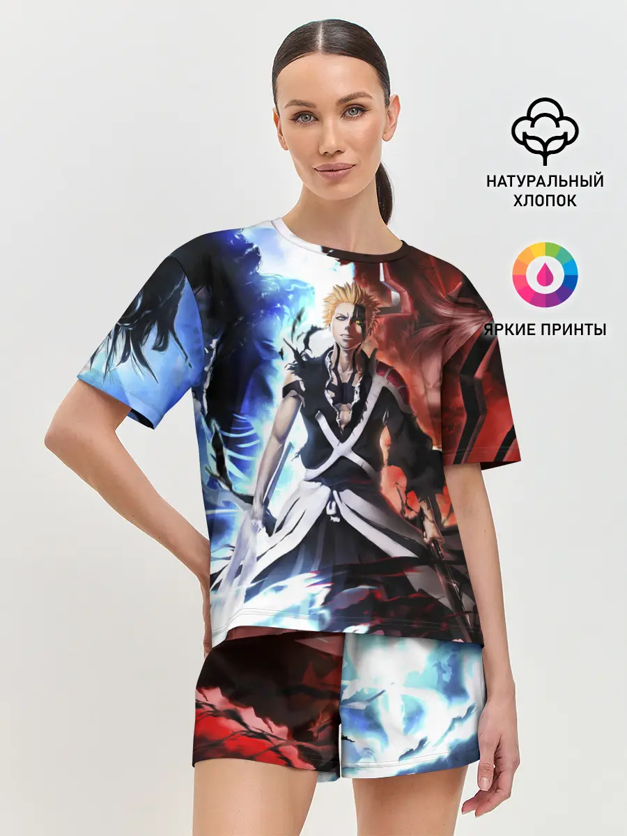 Женская пижама с шортами / Bleach Ichigo Kurosaki