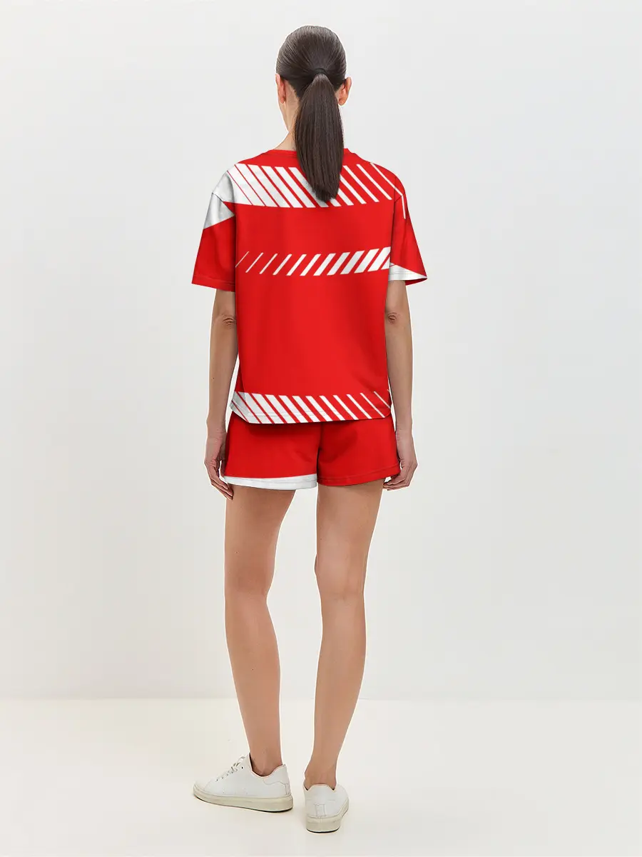 Женская пижама с шортами / PORSCHE / ПОРШЕ / RED STYLE