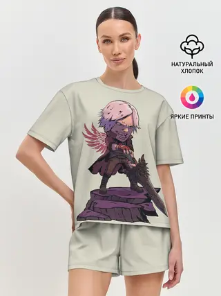 Женская пижама с шортами / Dante Big head