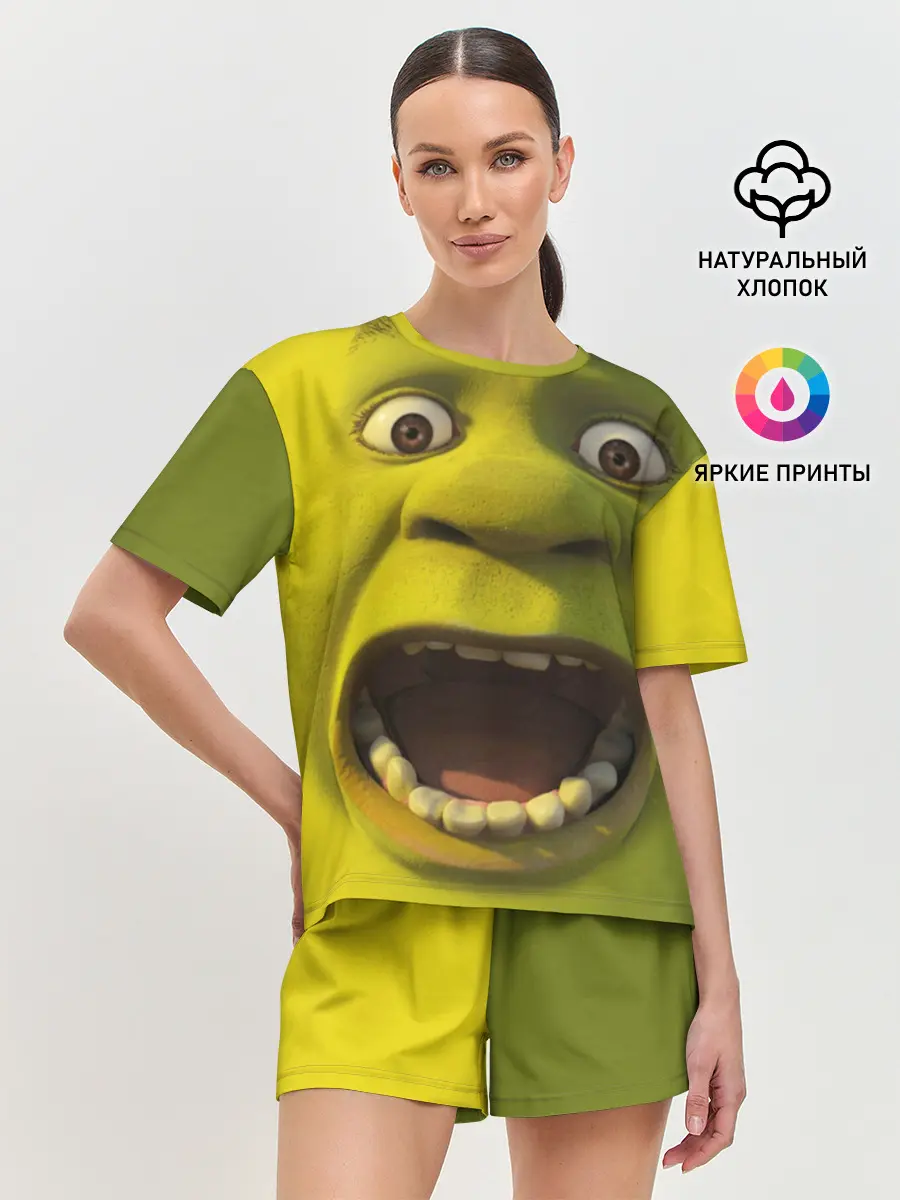 Женская пижама с шортами / Shrek | Шрек