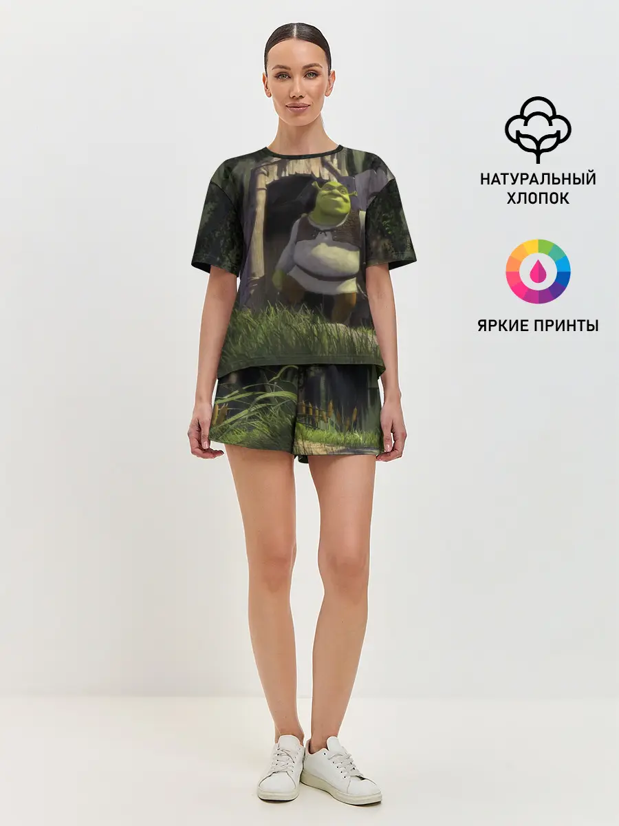 Женская пижама с шортами / Somebody Once Told Me