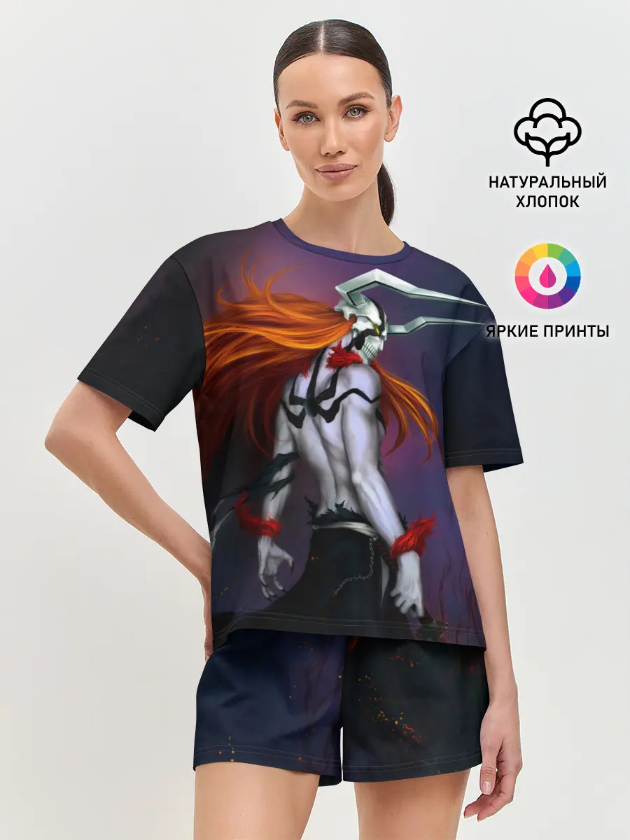 Женская пижама с шортами / Bleach Ichigo Kurosaki