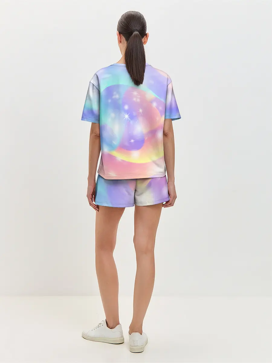 Женская пижама с шортами / Волшебные тропы