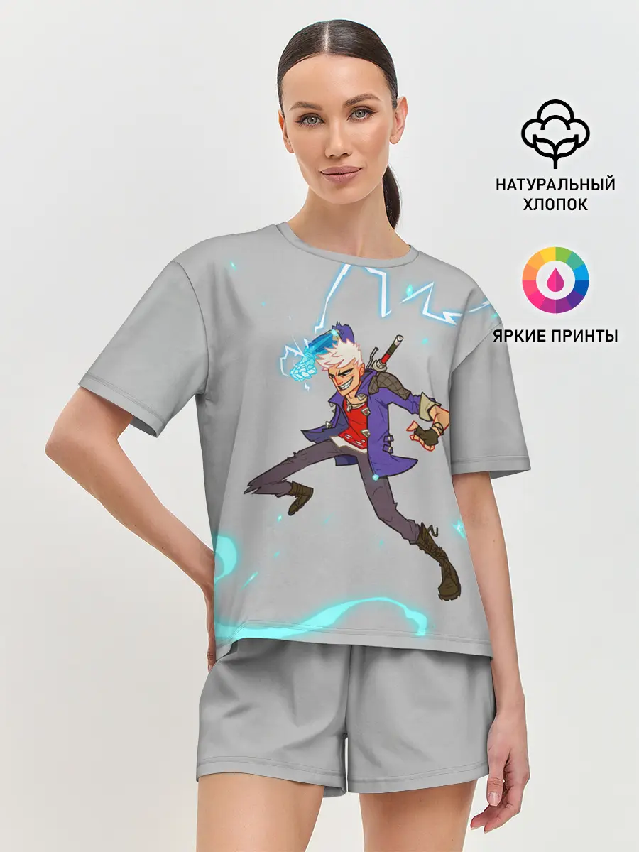 Женская пижама с шортами / Арт Неро