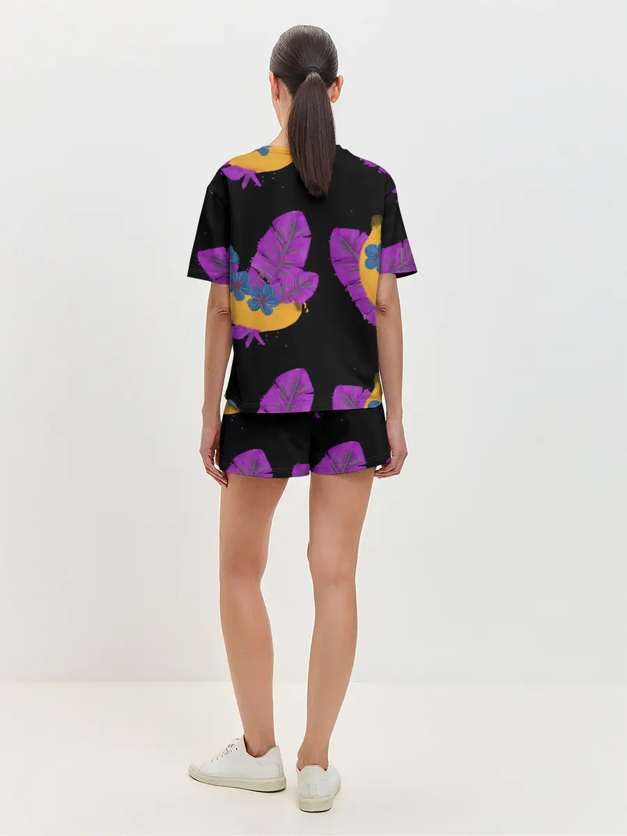 Женская пижама с шортами / Тропики