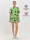 Женская пижама с шортами / Авокадо