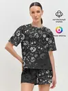 Женская пижама с шортами / ART SKULL