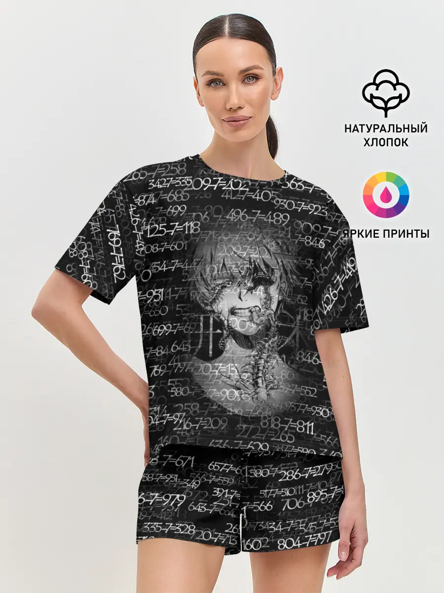 Женская пижама с шортами / Kaneki Ken 1000-7