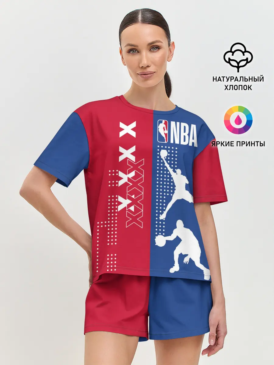 Женская пижама с шортами / NBA
