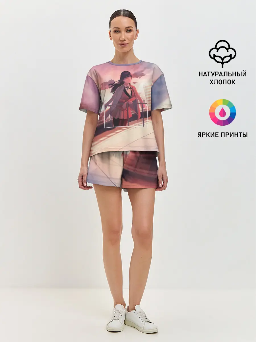 Женская пижама с шортами / Kakegurui Yumeko Jabami art