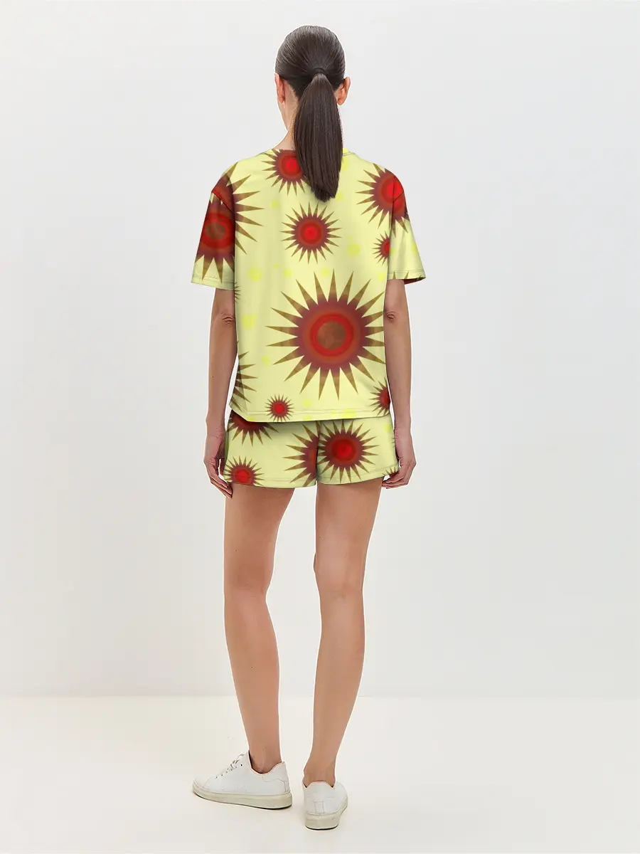 Женская пижама с шортами / солнце | Sun