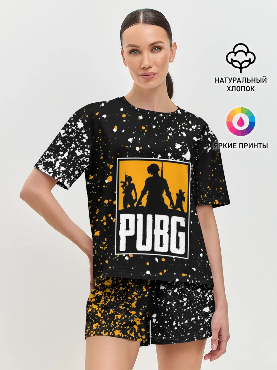 Женская пижама с шортами / PUBG / ПАБГ / ГРАНЖ