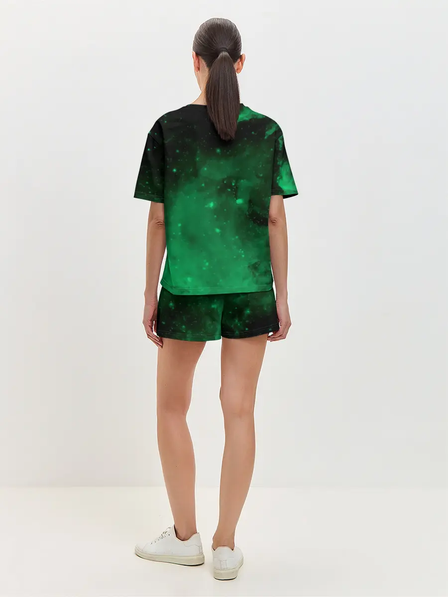 Женская пижама с шортами / Танджиро Камадо Kimetsu no Yaiba