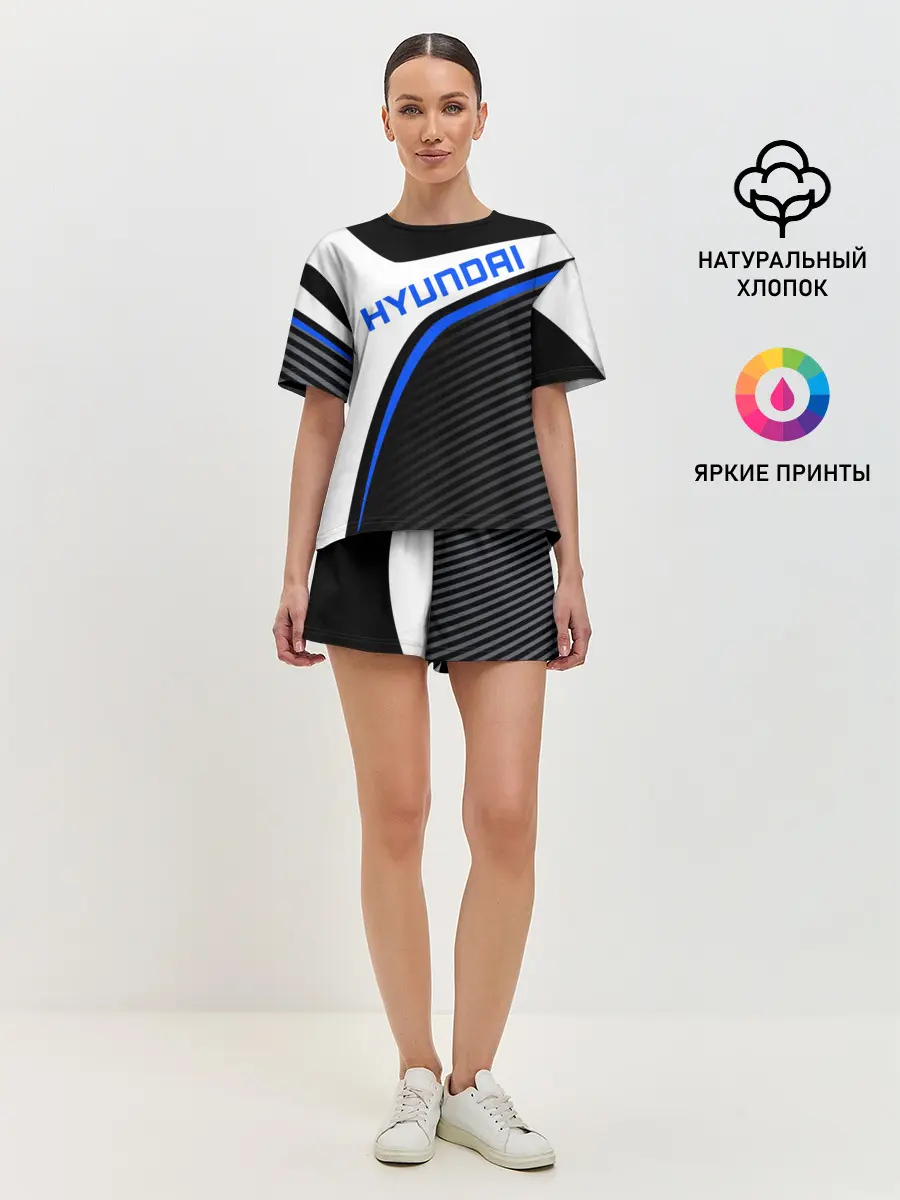 Женская пижама с шортами / HYUNDAI / ХЕНДАЙ / SPORT