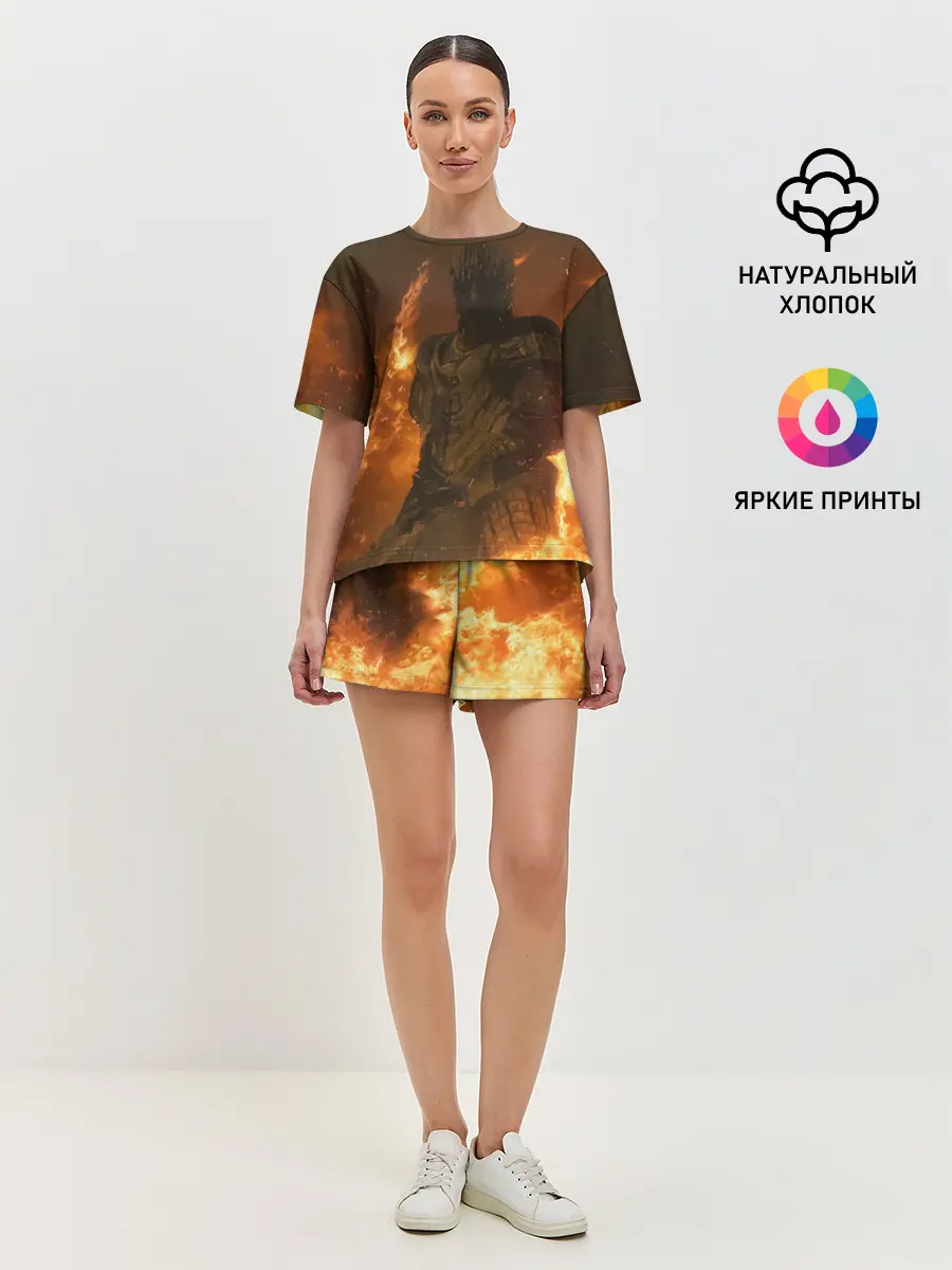 Женская пижама с шортами / MORTAL SHELL WARRIOR