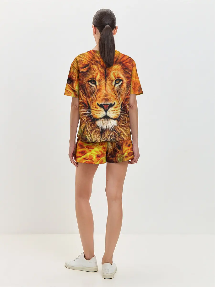 Женская пижама с шортами / LION