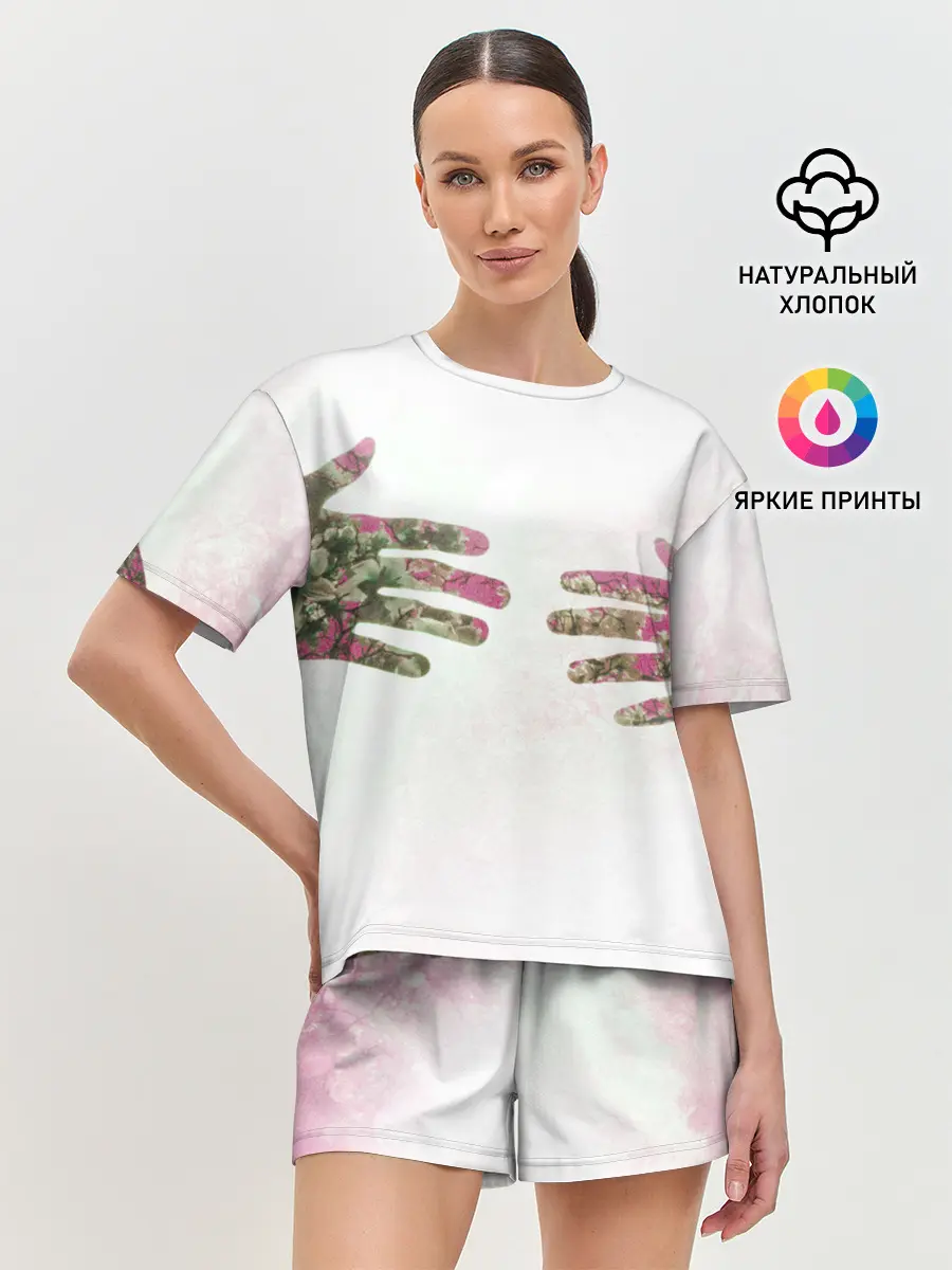 Женская пижама с шортами / HANDS