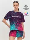 Женская пижама с шортами / Свободу Лелушу - Краска