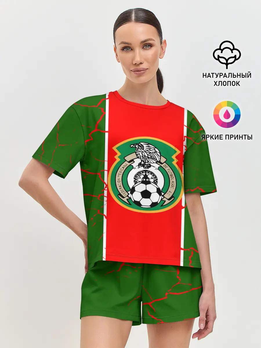 Женская пижама с шортами / Сборная Мексики