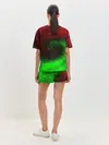 Женская пижама с шортами / КРАСНАЯ И ЗЕЛЕНАЯ КРАСКА