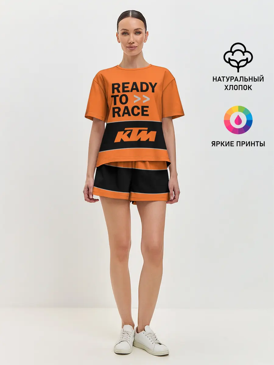 Женская пижама с шортами / KTM | READY TO RACE