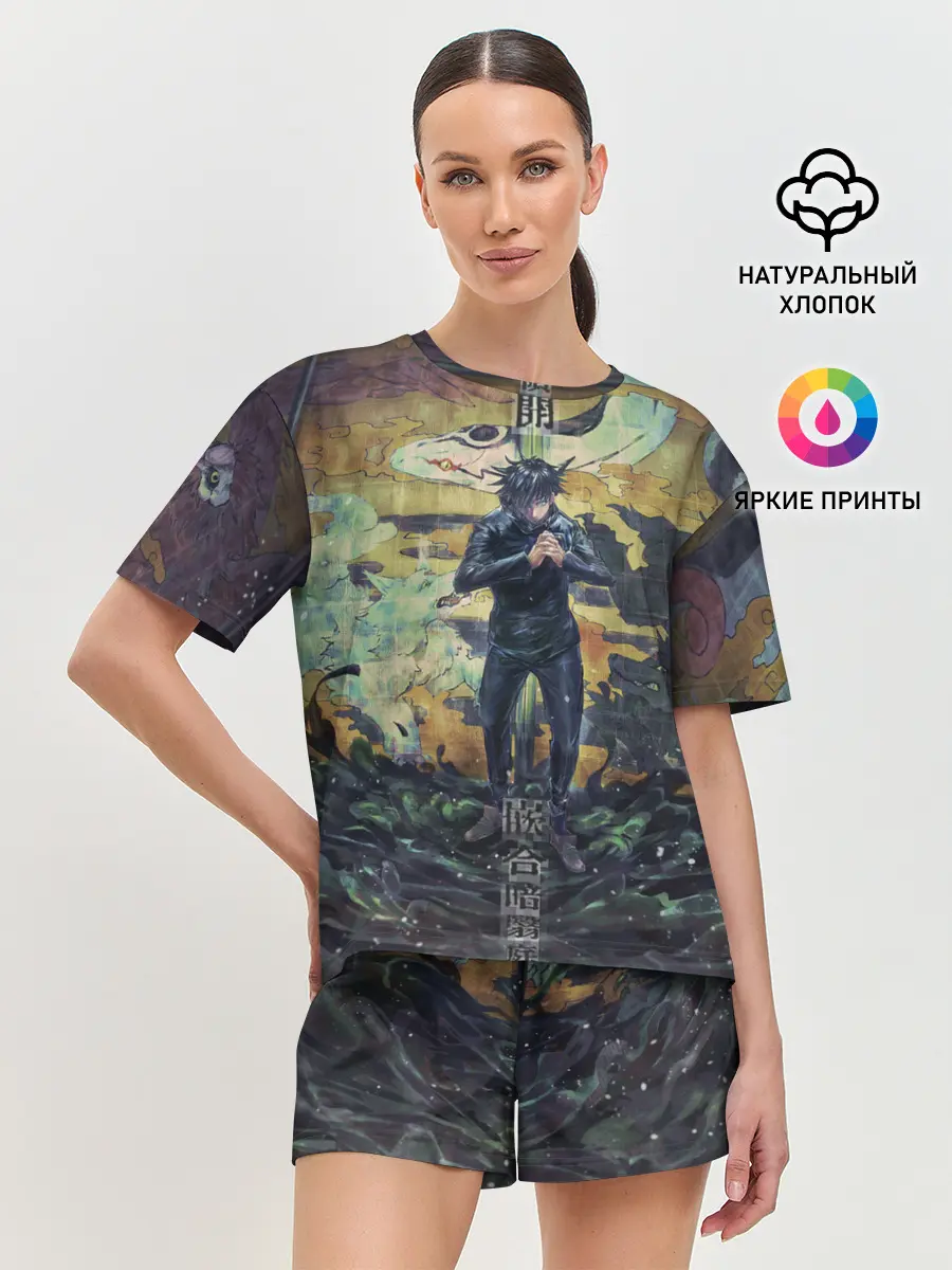 Женская пижама с шортами / Anime art