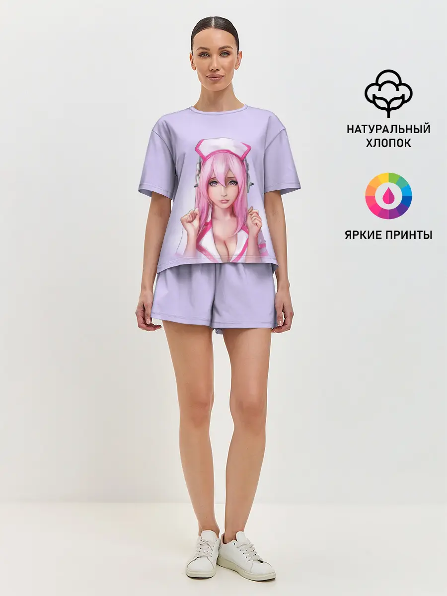 Женская пижама с шортами / Медсестричка | Nurse