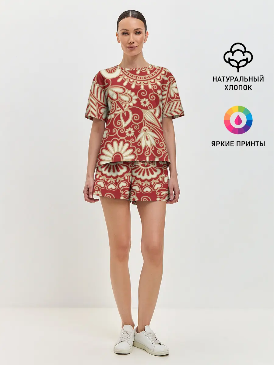 Женская пижама с шортами / RUSSIAN TRIP