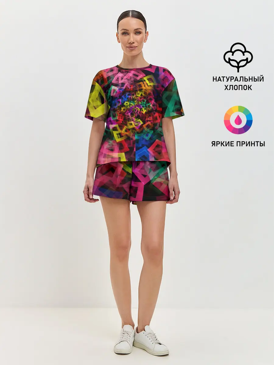 Женская пижама с шортами / Калейдоскоп