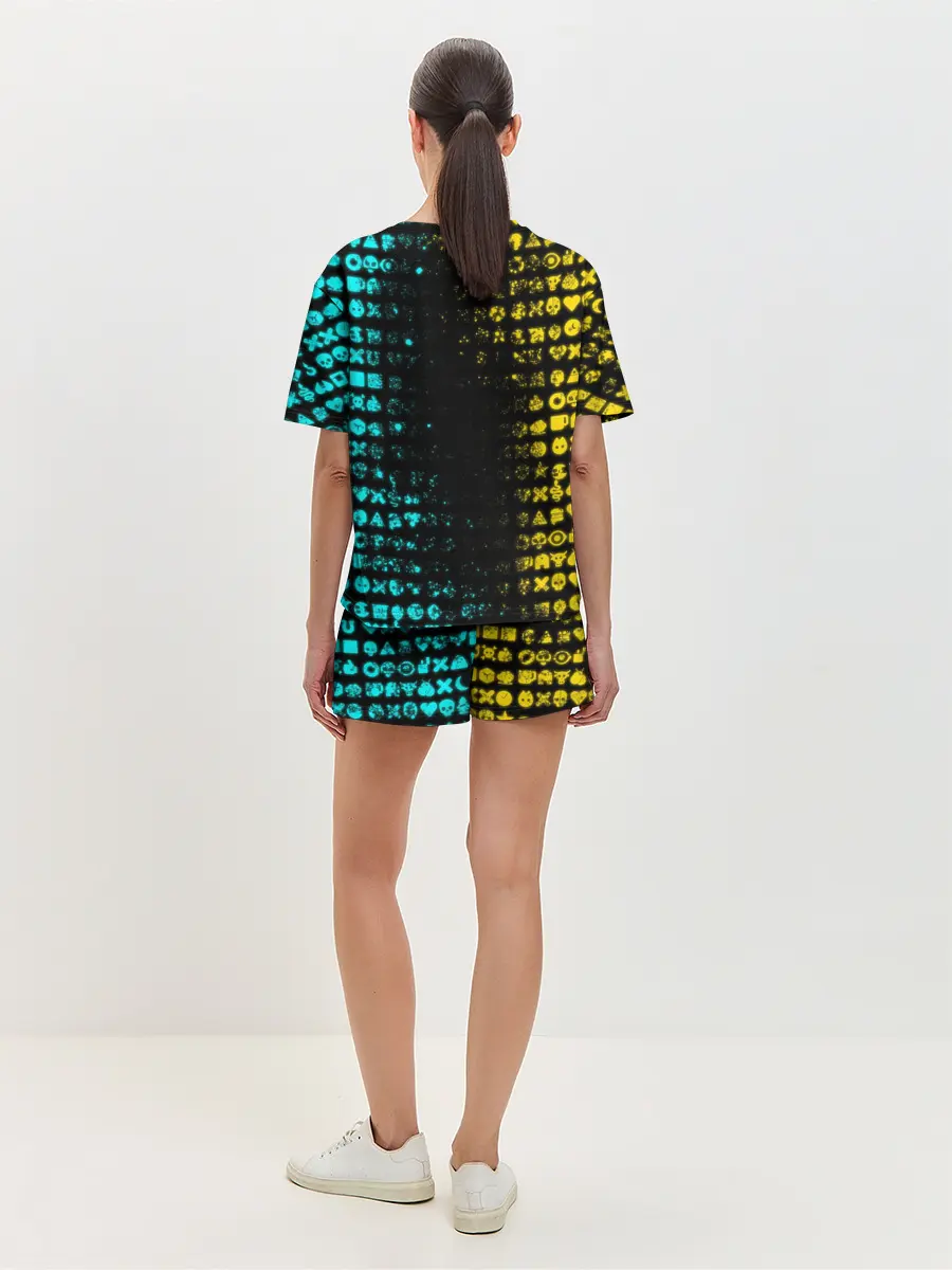 Женская пижама с шортами / ЛЮБОВЬ СМЕРТЬ И РОБОТЫ