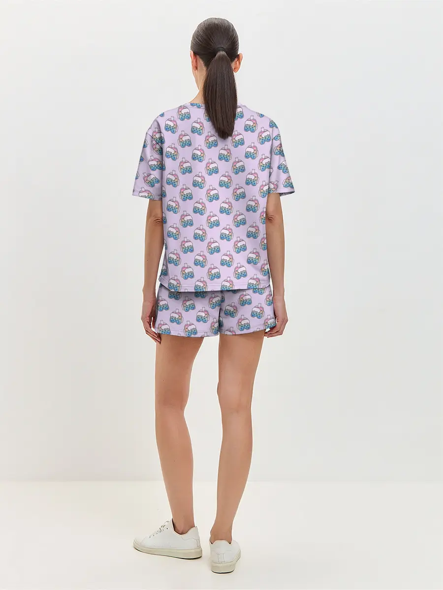 Женская пижама с шортами / Among Us | Коктейль