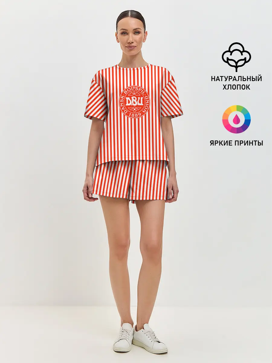 Женская пижама с шортами / Сборная Дании