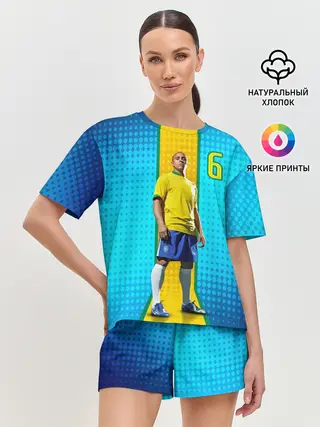 Женская пижама с шортами / Р. Карлос | Бразилия