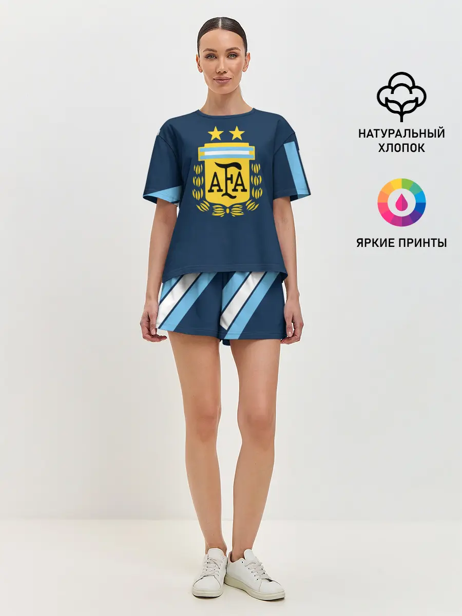 Женская пижама с шортами / Сборная Аргентины