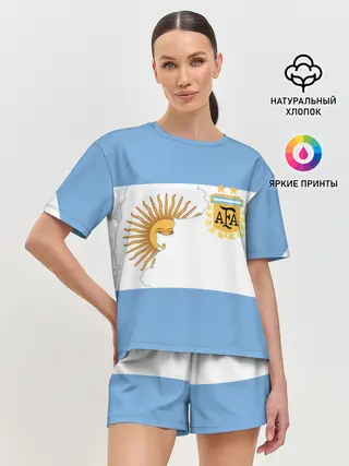 Женская пижама с шортами / Сборная Аргентины