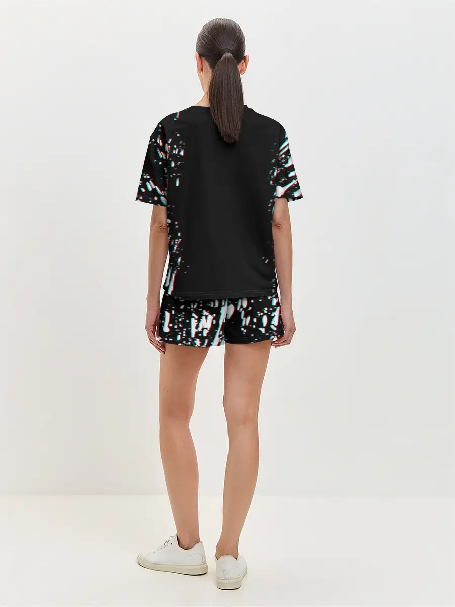 Женская пижама с шортами / Love, Death and Robots | Lora Glitch