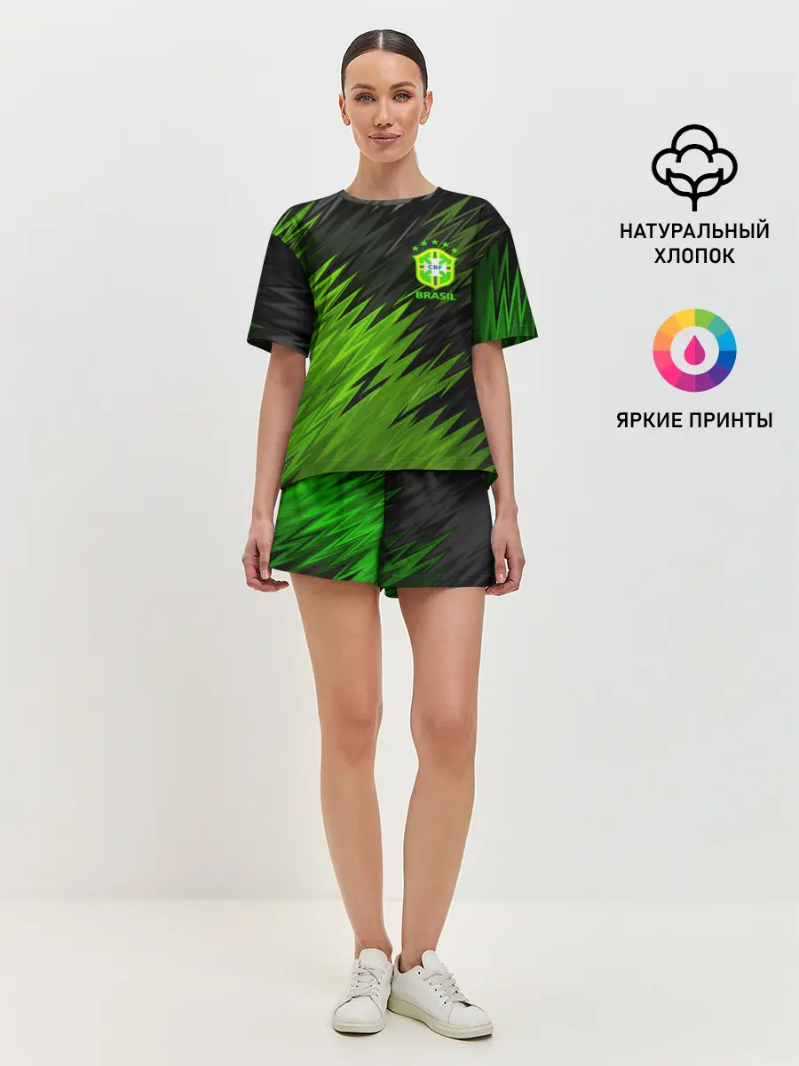 Женская пижама с шортами / Сборная Бразилии