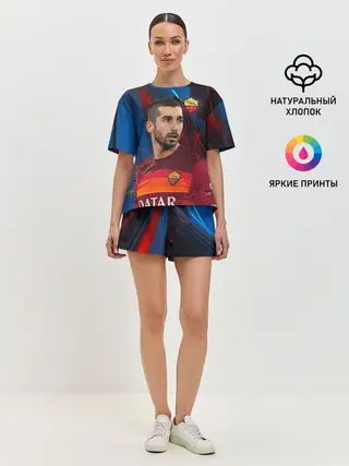 Женская пижама с шортами / Henrikh Mkhitaryan | Roma