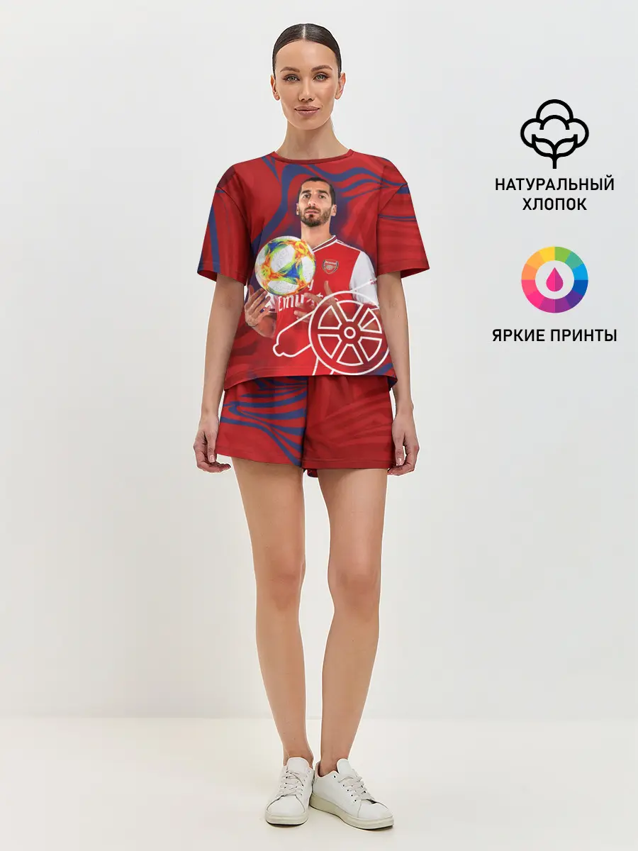 Женская пижама с шортами / Henrikh Mkhitaryan | Arsenal