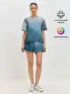 Женская пижама с шортами / Blue Glass